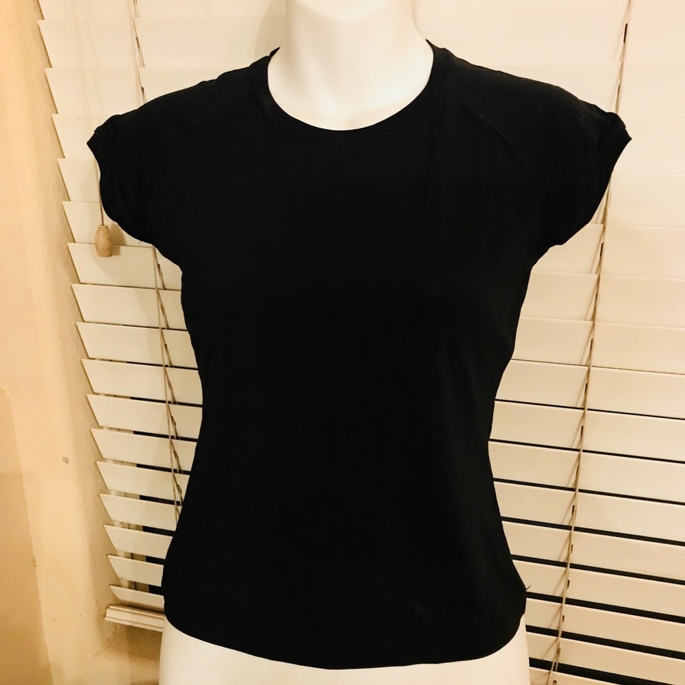 Simple Black Stretch top